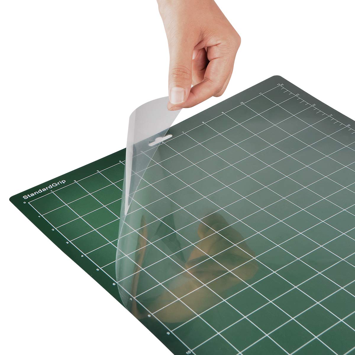 DOOHALO Cutting Mat Compatible with Cricut Explore Air2/One, Maker Smart Cutting Machine Expression 12 X 24 inch 3 Pack Replacement Adhesive Vinyl Mats Green Color Standard Grip Cutting