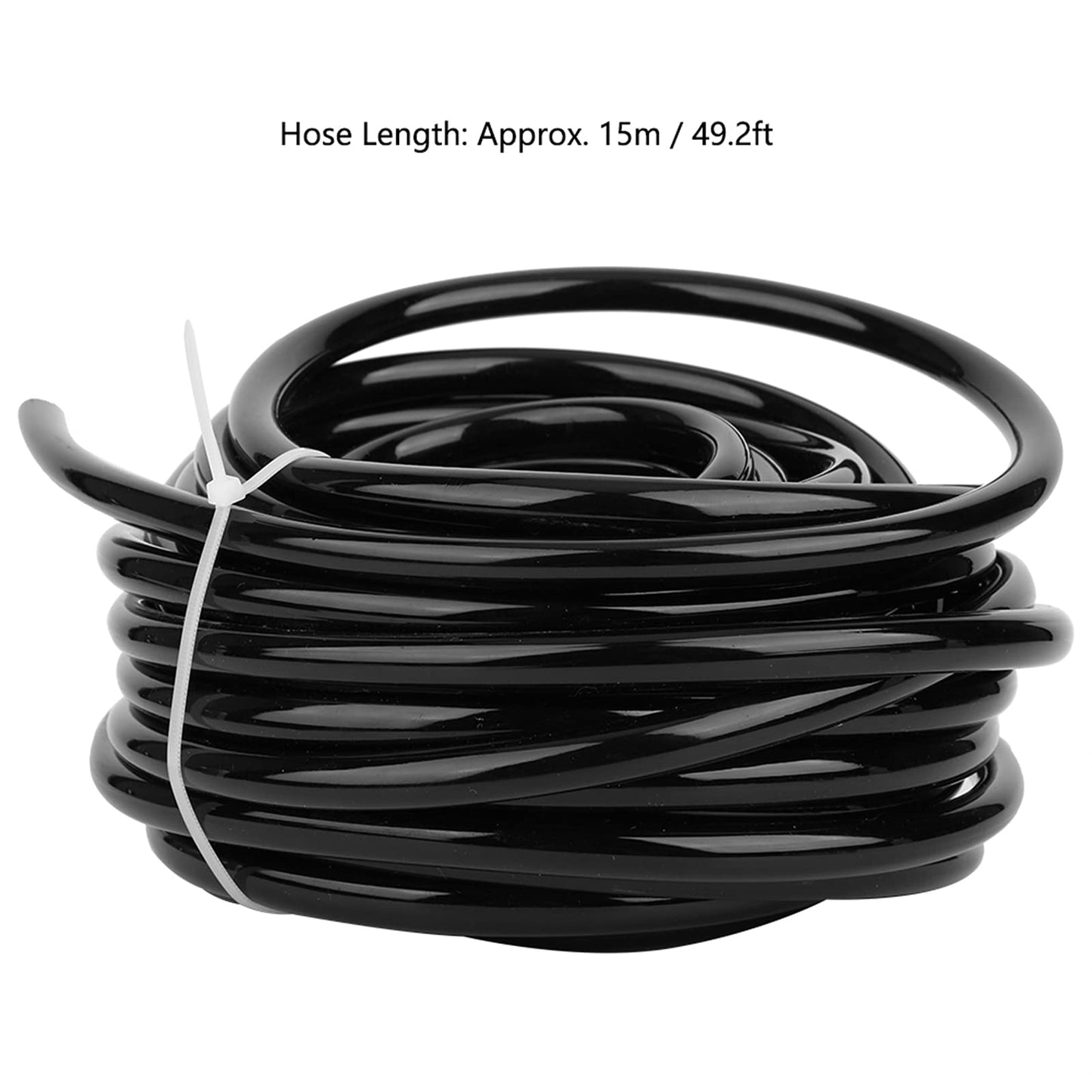 Automatic Plant Watering Systemswith 15m Drip Hose and Atomizing Nozzles for Efficient Home Gardening