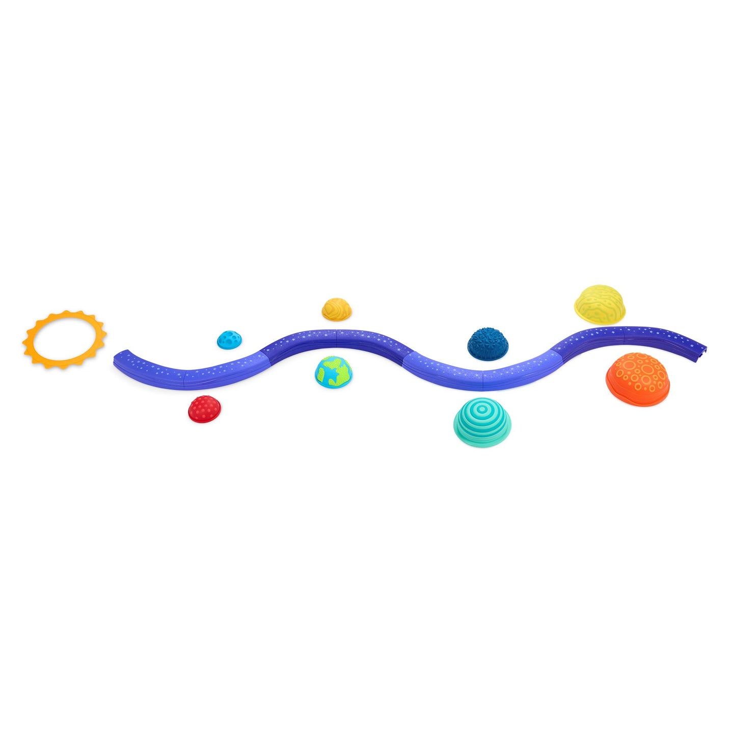 Battat Education - Balance Beam for Kids - Interlocking Balancing Beams - Sensory pods - Active Play for Toddlers, Kids - 3 Years +