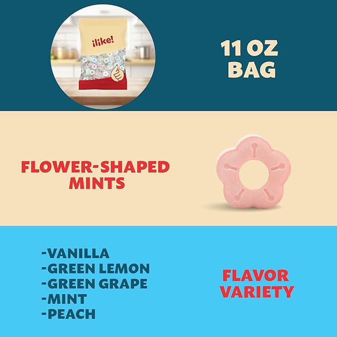 Sugar-Free Mints Hard Candy, Assorted Flavors - After Dinner Refreshing - 11-Ounce Pack (About 150 Pieces)
