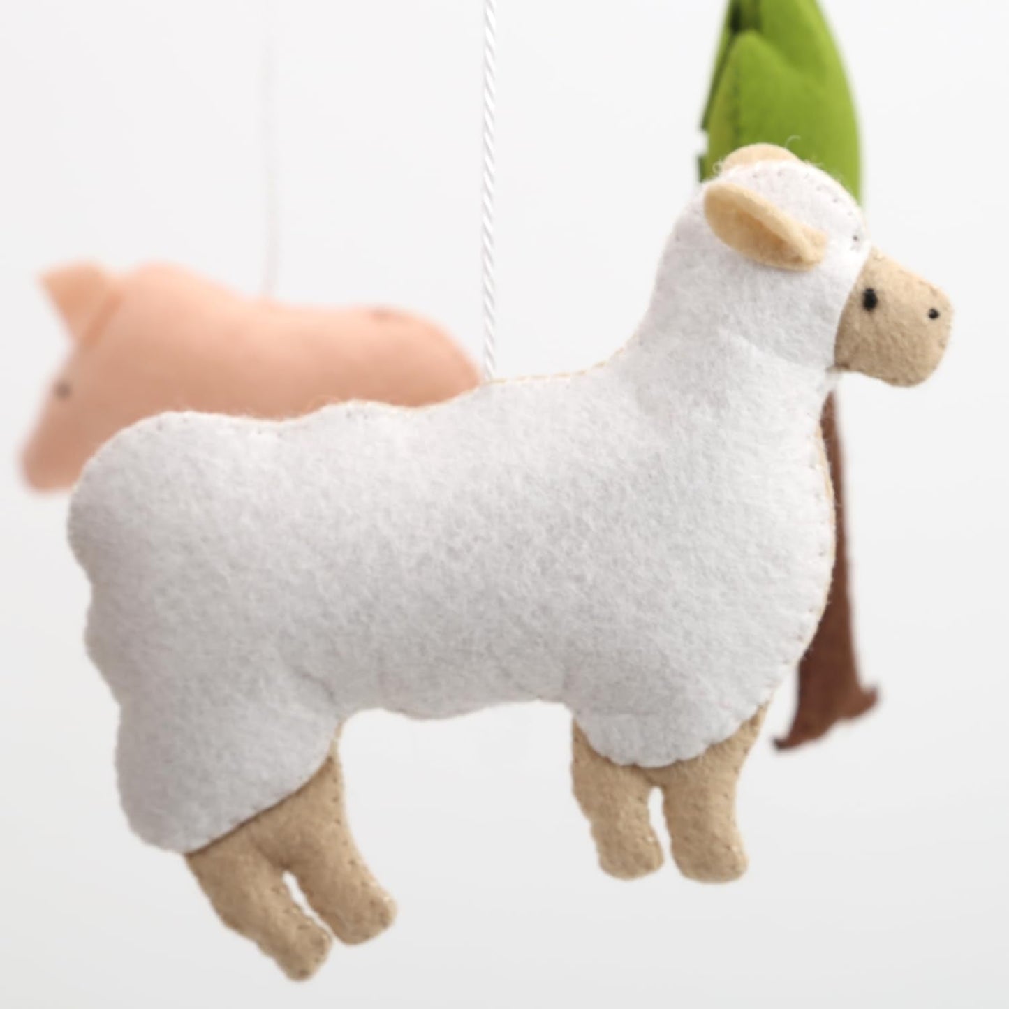 Farm Animal Mobile for Crib - A Colorful Baby Farm Mobile with Animals and barn
