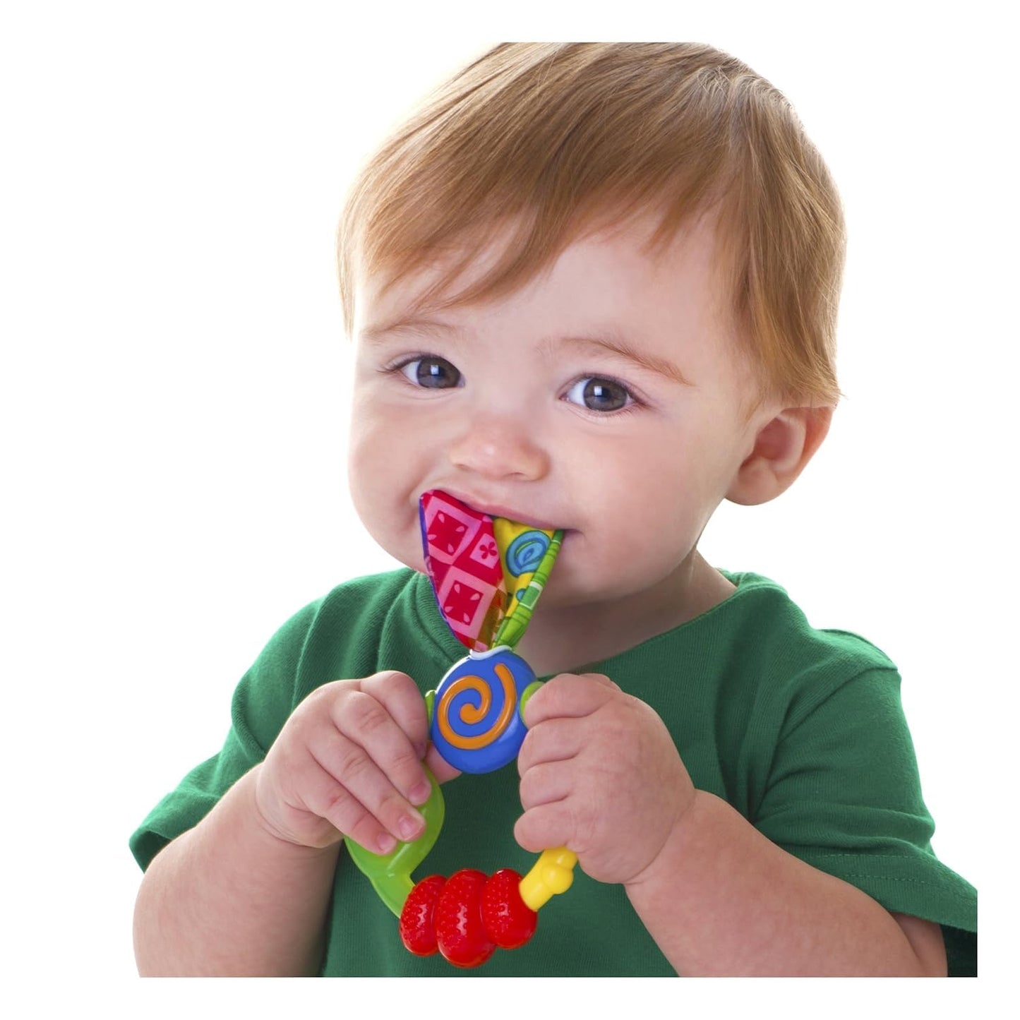 Nuby Wacky Teething Ring, Multicolor(Pack of 4)