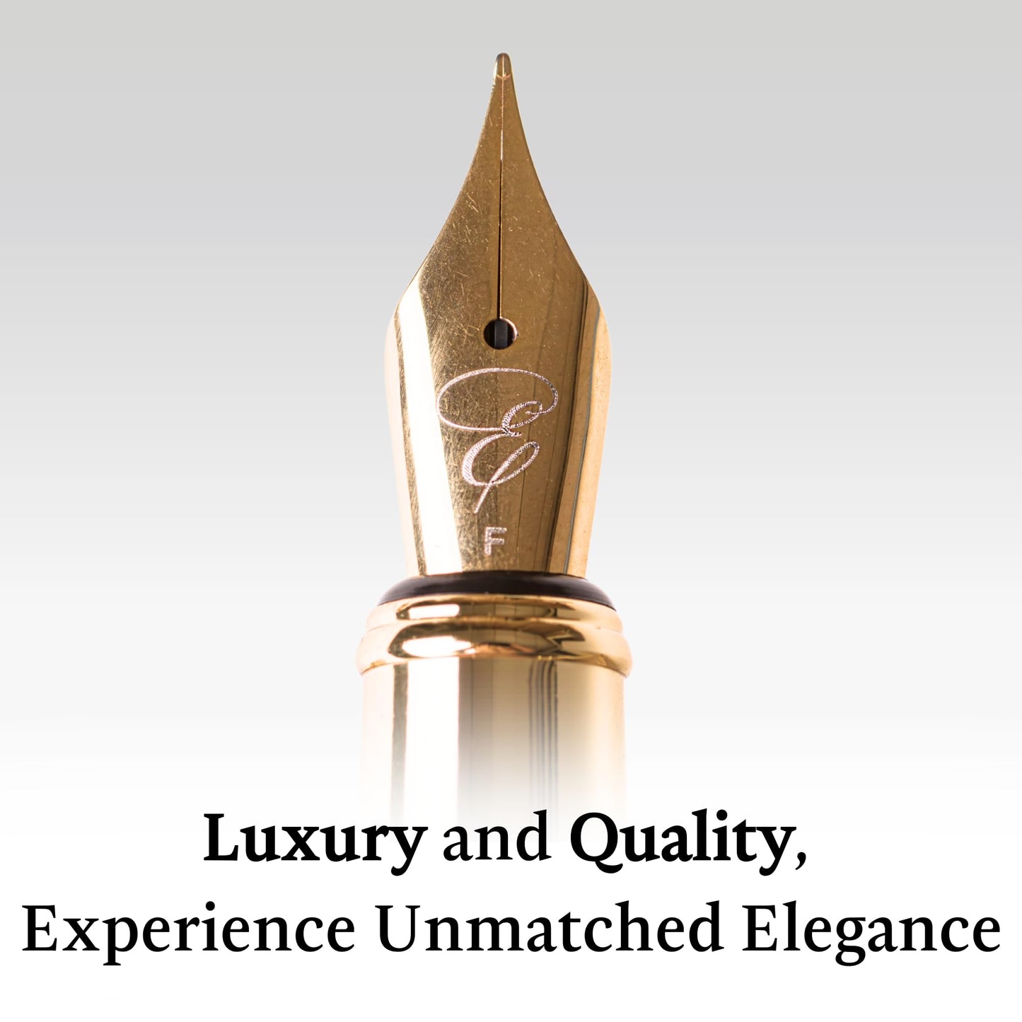 Ellington Pens Luxury Wood Fountain Pen Set – Fine Nib - Includes Wooden Pen Gift Box, Ink Converter, 6 Ink Cartridges – Wood Pen For Writing, Calligraphy, Journaling, Drawing (Maple Harmony)