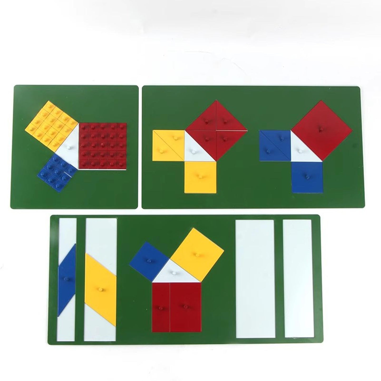 LLTCMAOYI Iron Pythagorean Theorem Mathematics Teaching AIDS, Montessori Classroom Learning Supplies