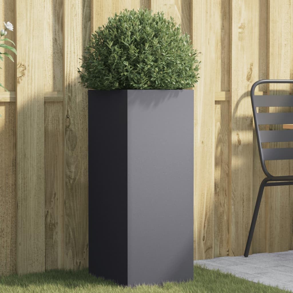 YAFF Planter Anthracite Cold-rolsteel Medium Durable Planter,Pots & Planters-841573