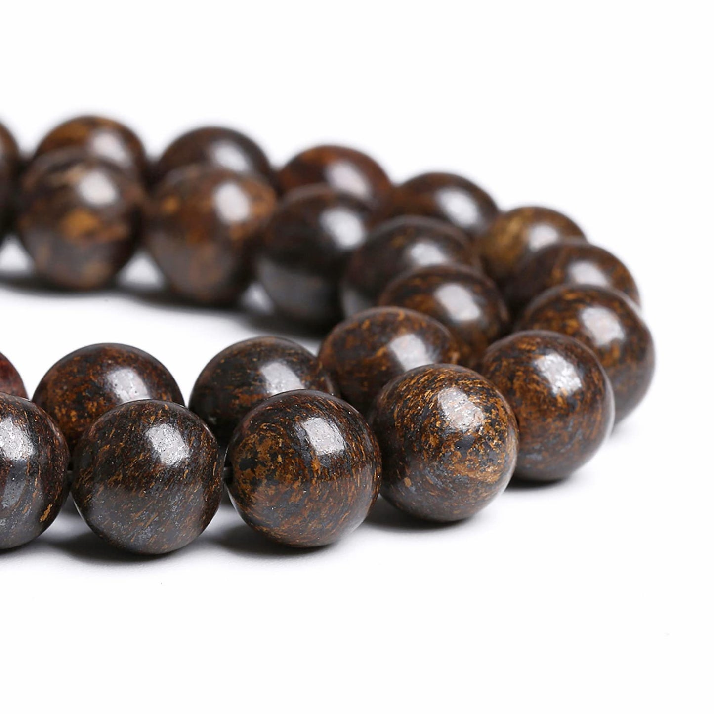 4MM 86PCS Natural Stone Bronzite Gemstone Spacer Loose Beads for Jewelry Making DIY Bracelet Necklace 1 Strand