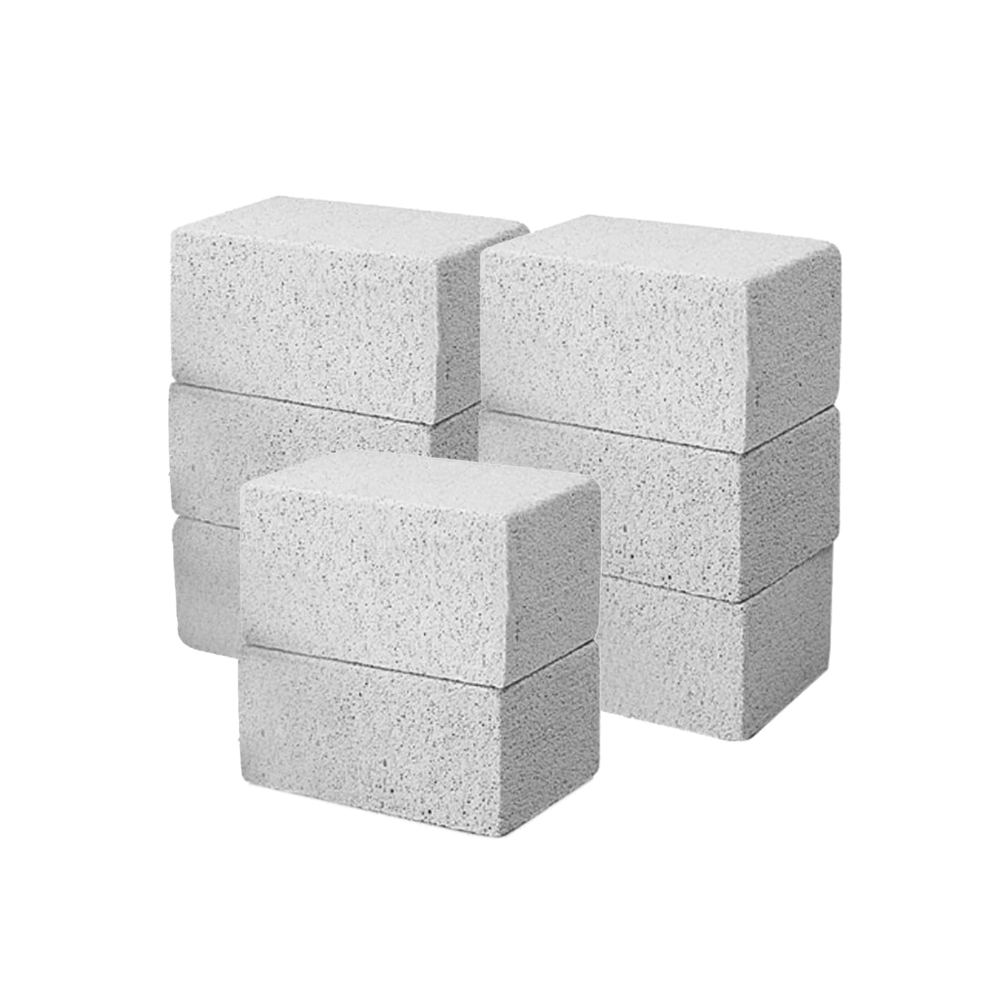8-Pack Natural Pumice Cleaning Stones Pumice Stone for Cleaning Non-Scratch Grill & Griddle Scrubber for BBQ, Oven, Tile, Pool, and Kitchen Surfaces