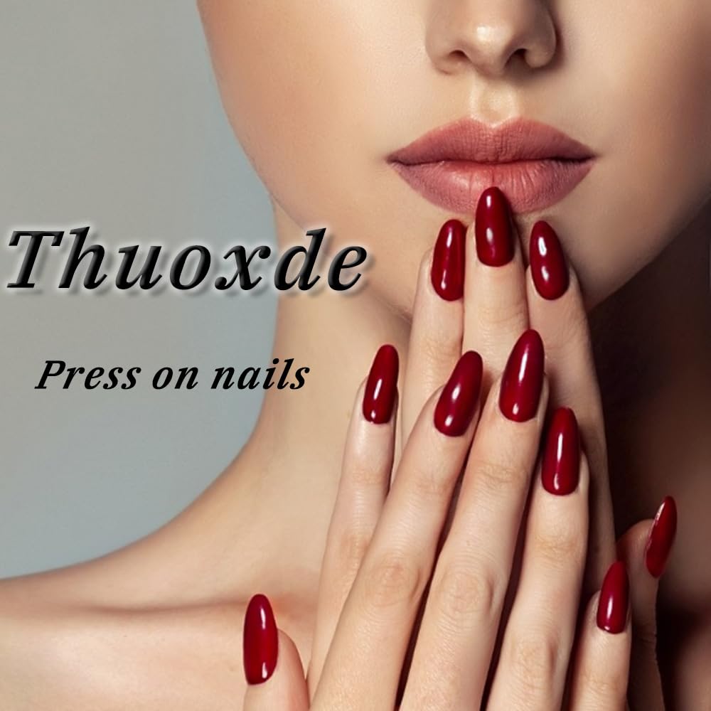 Blue Ombre Press on Nails Medium Square Fake Nails Chrome Mirror False Nails Press ons with Designs Glossy Shiny Gradient Full Cover Glue on Acrylic Nails for Women Nail Decoration 24Pcs