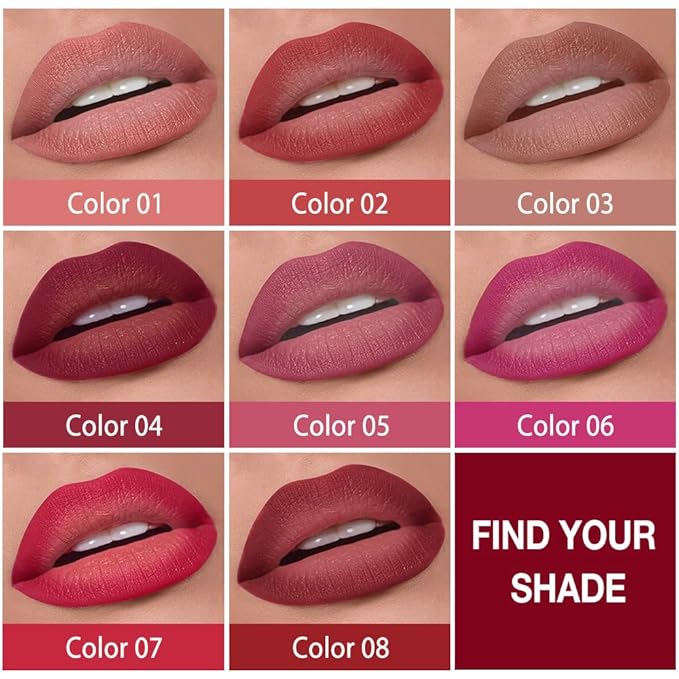 3Pcs Gradient Matte Lipstick Crayon Lip Liner pencil,Crayon Form and Cone Tip 2-in-1 Lip Liner and Lipstick Lip Combo Set Achieve Flawless Contour Gradual Ombre Effect lip Pencil for Old Women
