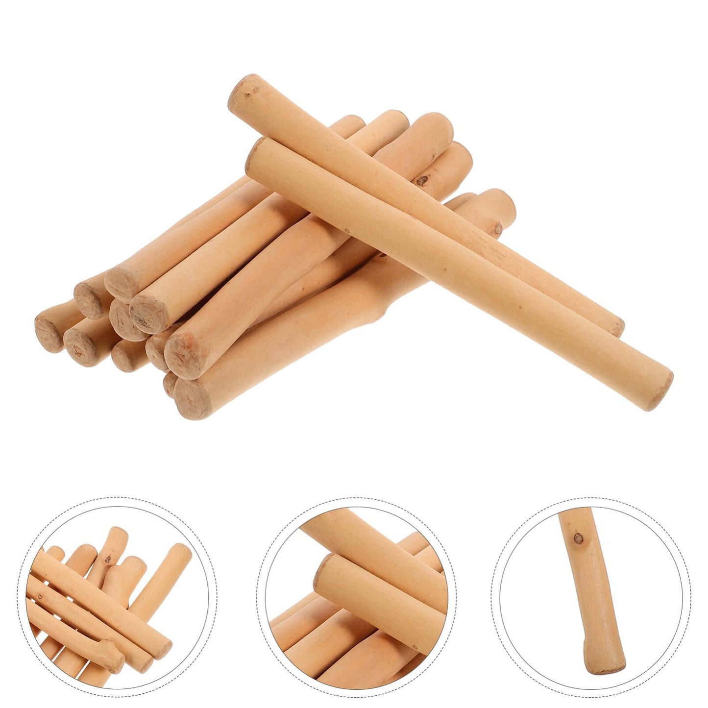 EXCEART Natural Drift Wood Pieces 12Pcs for DIY Crafts Rustic Vase Filler Beach Decor Wedding Table Centerpiece Decoration Wood Branches