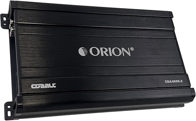 Orion Cobalt Series CBA4500.2 High Efficiency 2-Channel Class A/B Amplifier for Car Audio Stereo - 4500W Output, 2/4 Ohm Stable, Adjustable Low/High Pass, Bass Boost, MOSFET Power Supply