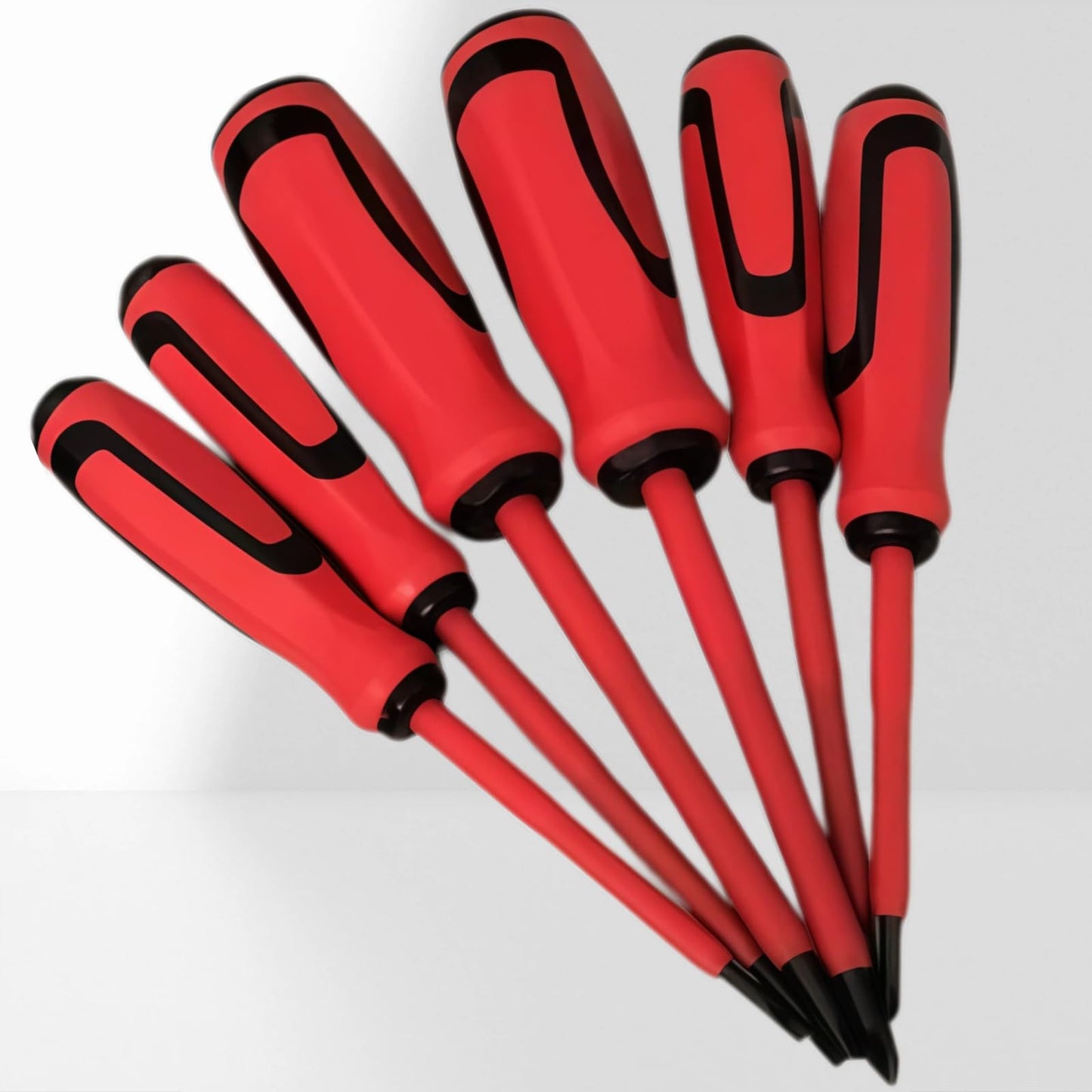 6 PCS Screwdriver Set, Professional Cushion Grip, Magnetic Screwdriver Kit for Household & Daily Use