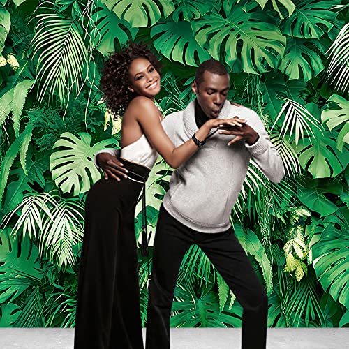 8X6FT Jungle Palm Wildlife Park Plant Photo Photography Background Outdoor Friends Party Tropical Backdrop Family Party Baby Shower Banner Prop Photo - size: 8X6FT