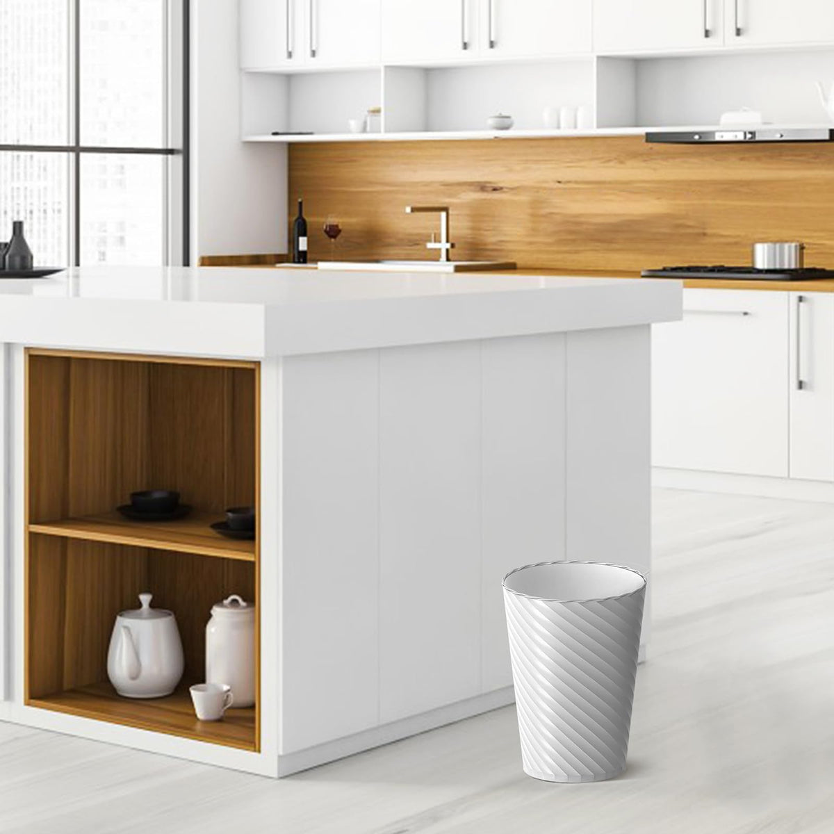 Bathroom Trash Can 8 Pack (3 Count)