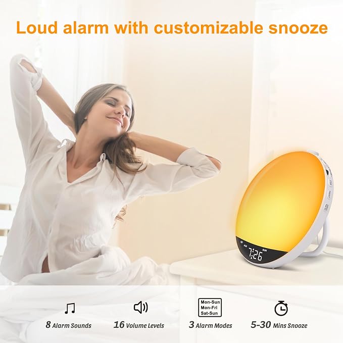 DreamSky Digital FM Radio with Bluetooth Speaker and Sleep Timer for Kids