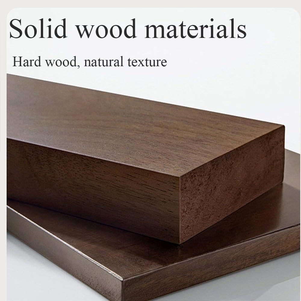 Wood Plant Stand Floor-Standing Display Stand Small Accent Side Table for Sofa Indoor Plant Holder for Living Room Balcony Practical(Brown)
