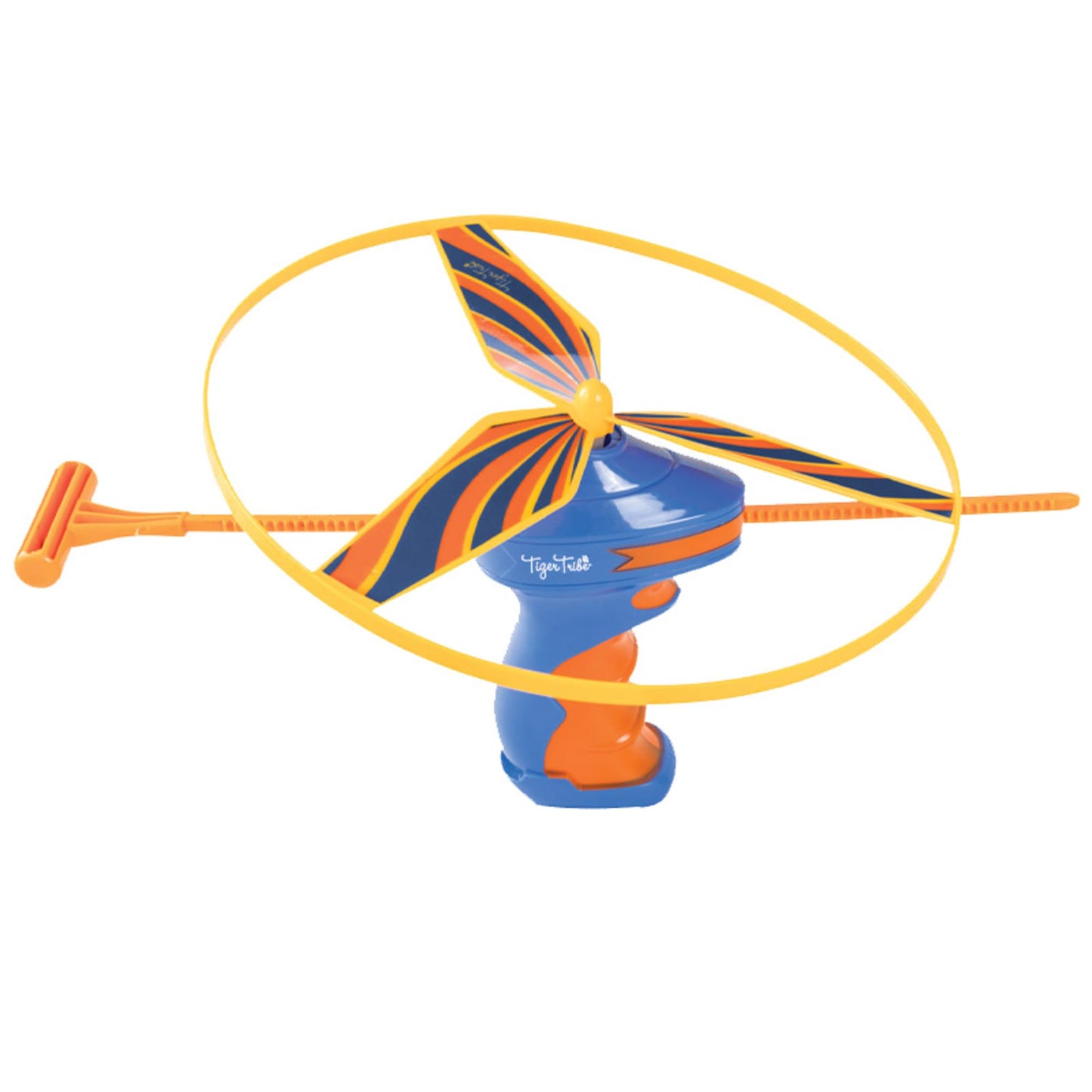 Tiger Tribe Zip Copter, Zip-Pull Action Flying Toy, Flies Up to 65' High, Soaring Propeller, Battery-Free. Outdoor Active Play, Kids Ages 5-10