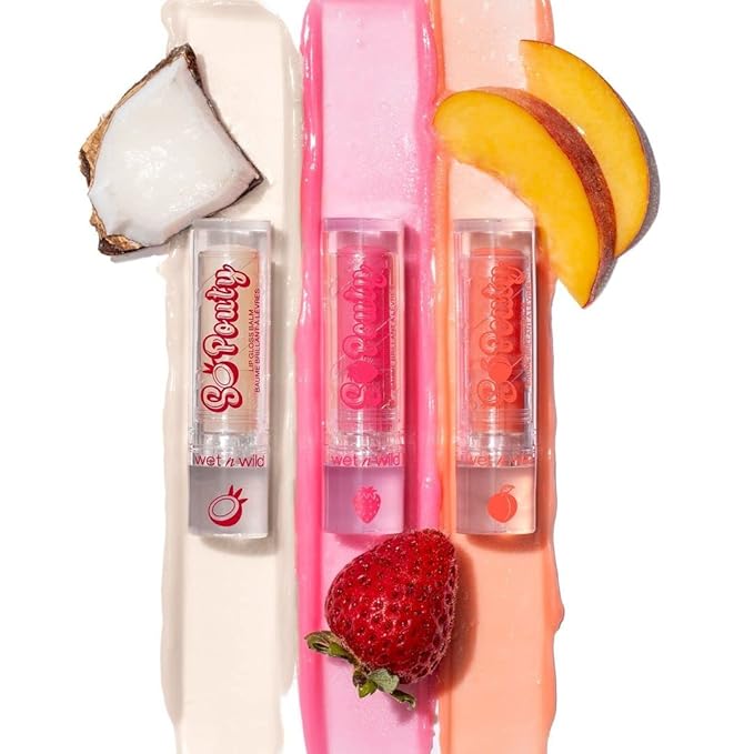 Tinted Lip Balm By Wet n Wild Perfect Pout So Pouty Lip Gloss Balm Pink Sweetest Pick (Pack of 3)