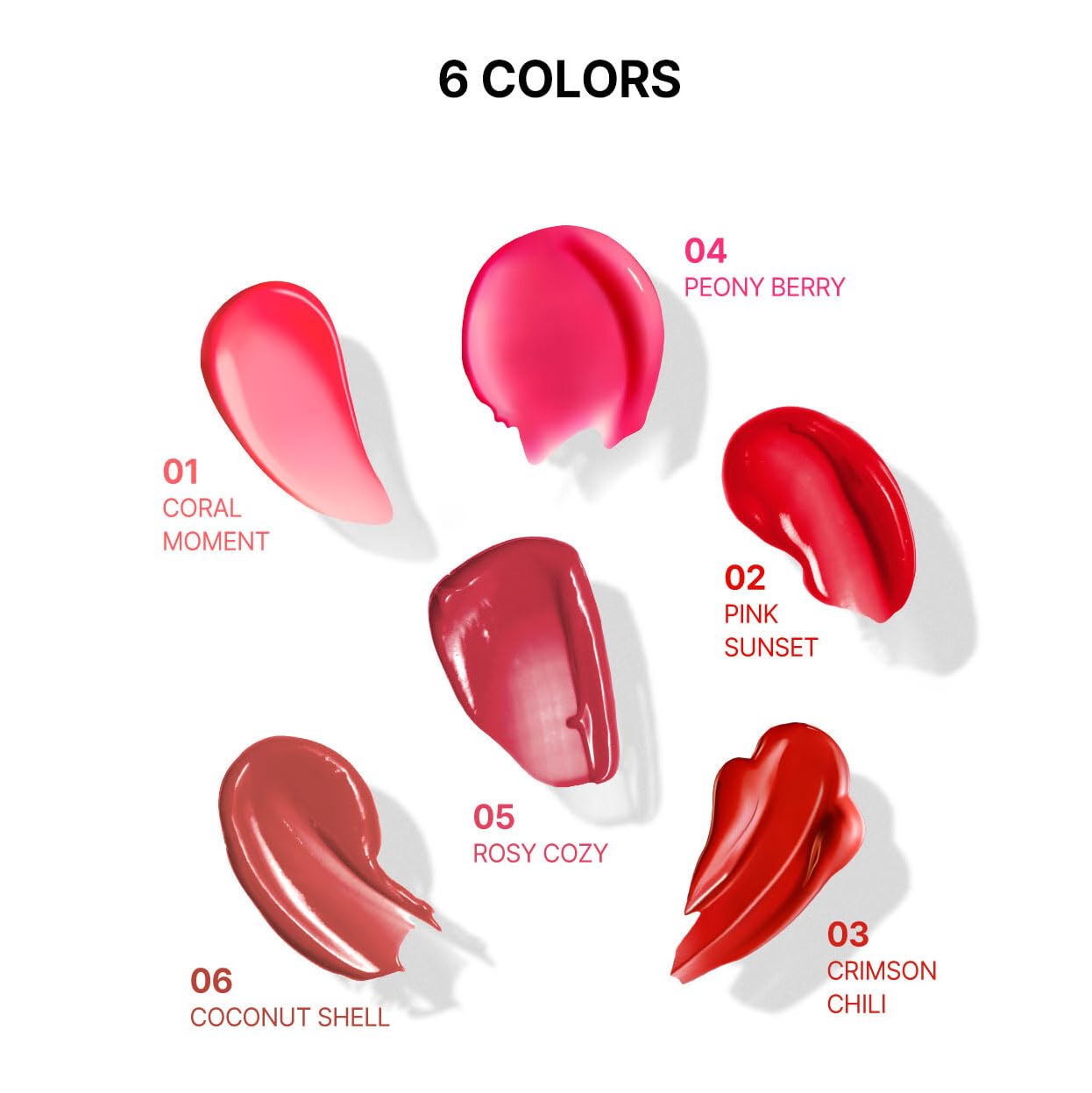 YNM Candy Gloss Balm (04 PEONY BERRY, 3g) (+9 colors) K-beauty, Tinted, Color Lipstick Balm, Glossy, Moisture, korean, Jello lips, Non-Sticky and Long-lasting