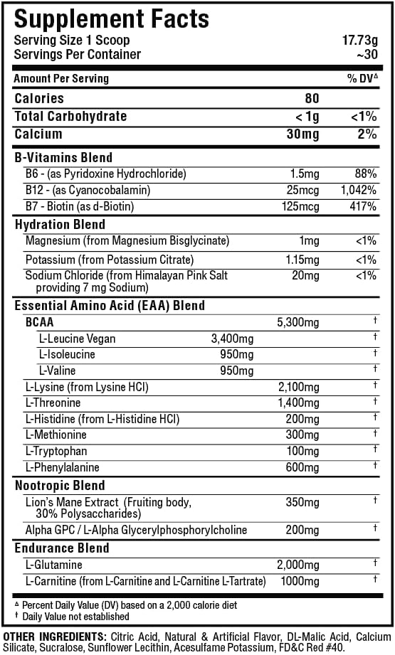 ALLMAX MUSCLEAA Xtreme, Cherry Limeade - 532 g Powder - Provides EAAs, BCAAs & Hydration - Up to 30 Servings