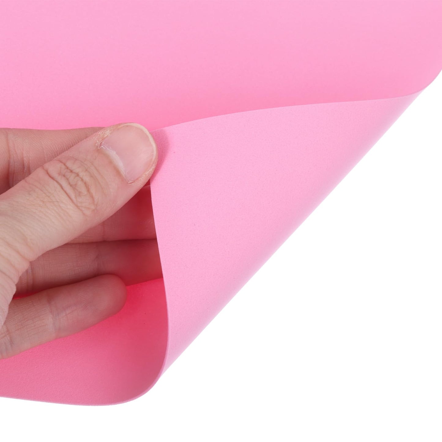 MECCANIXITY EVA Foam Sheets Pink 35.4 Inch x 19.7 Inch 1mm Thick Crafts Foam EVA Sheets for Costumes, Arts and Crafts Projects Pack of 10