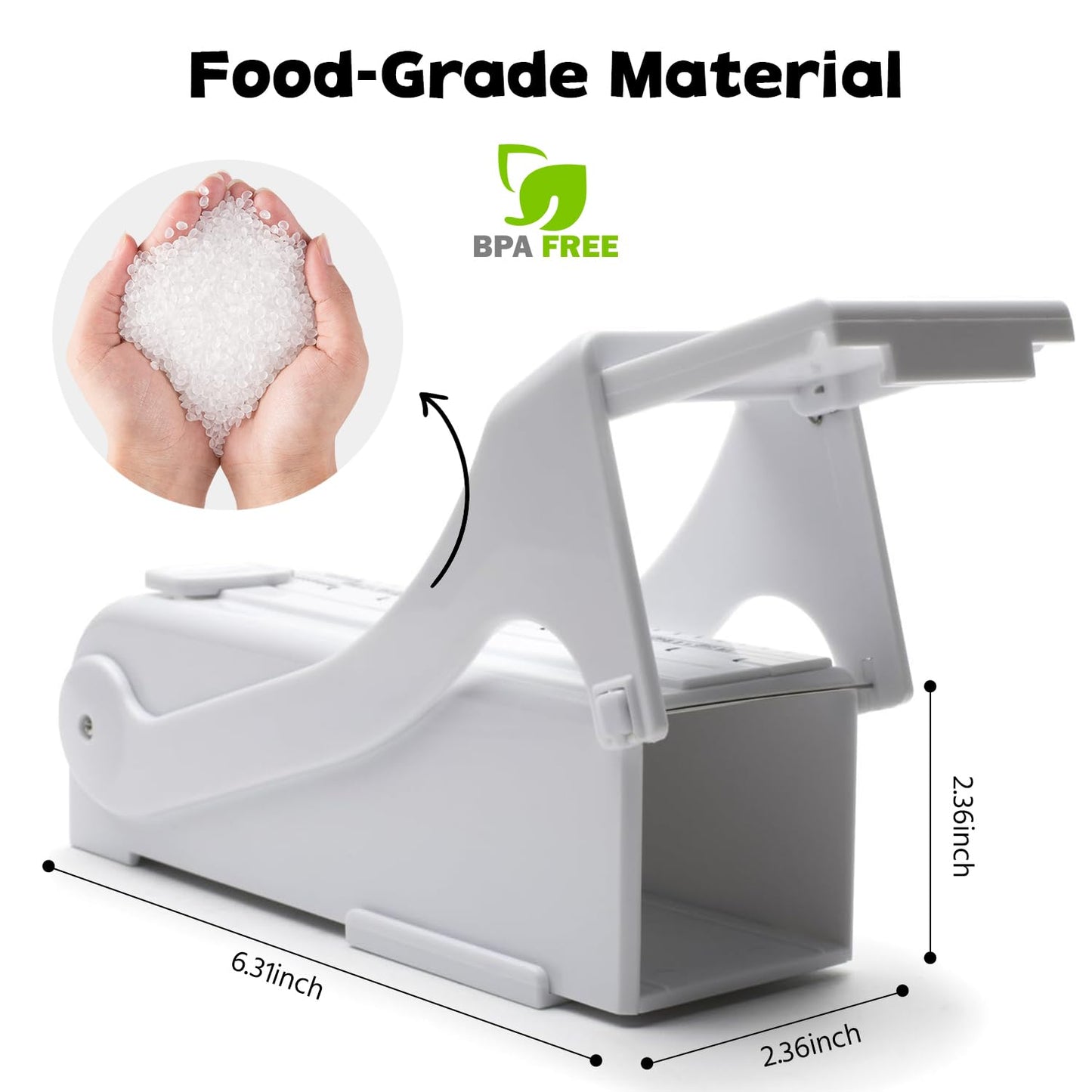 1PCS Stick Butter Cutter Slicer, Measuring Dispenser with Freshness Seal, One Click Stick with Stainless Steel Blade, Cheese Splitter, Butter Slicer, Precise Slicing for Bread, Cakes, Cookies
