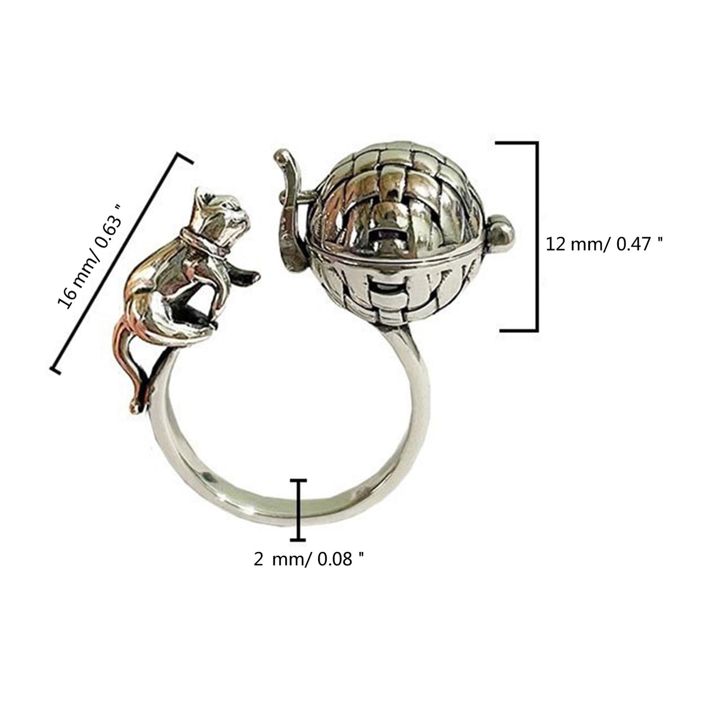 Fashionable Essential Oil Rings Accessory Adjustable Stainless Steel Diffuser Jewelry for Women and Girls Adjustable Size