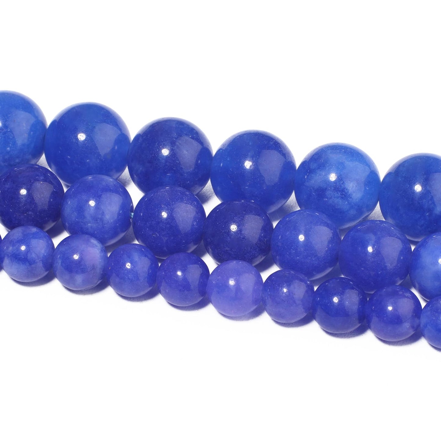 About 45pcs 8mm Natural Stone Beads Kyanite Beads Crystal Gemstone for Jewelry Making, DIY Bracelet Necklace