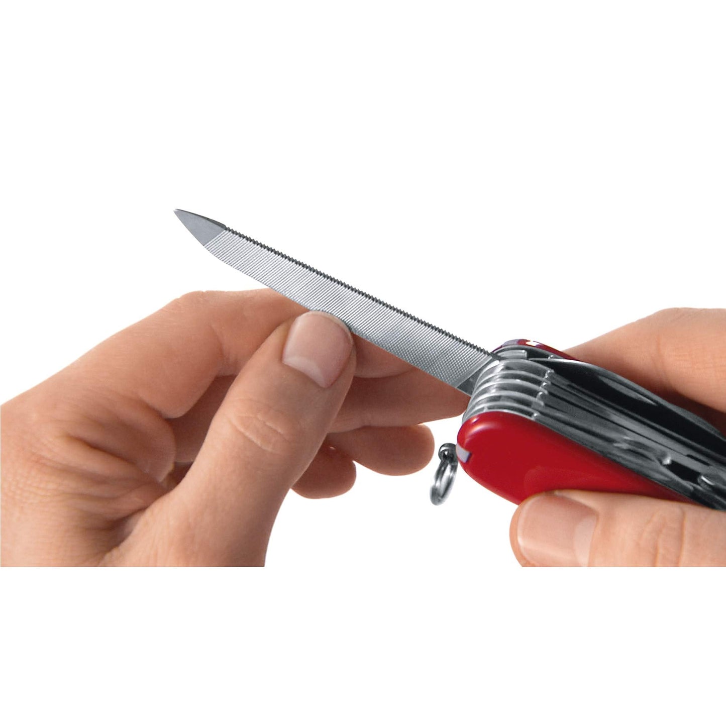 Victorinox Nail Clip 580, 8 Functions, Swiss Made Multi-Tool with Nail File, Nail Cleaner and Small Blade - Edelweiss