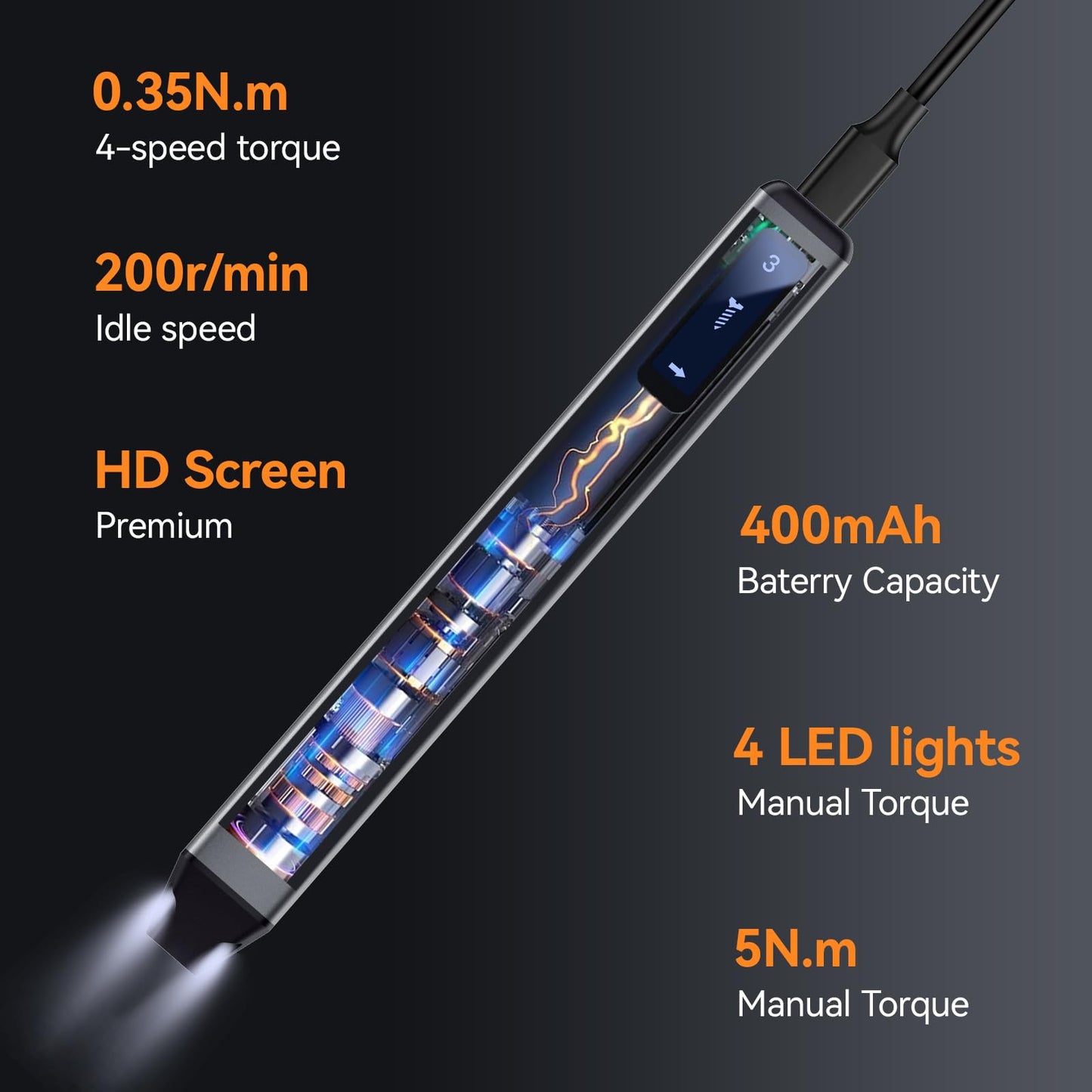 UF-TOOLS Mini Electric Screwdriver, 83 in 1 Cordless Rechargeable Small Power Screwdriver Set with 72 Bits, Led Light and Magnetic Mat, Professional Repair Tool for Phone Watch Camera Laptop PC