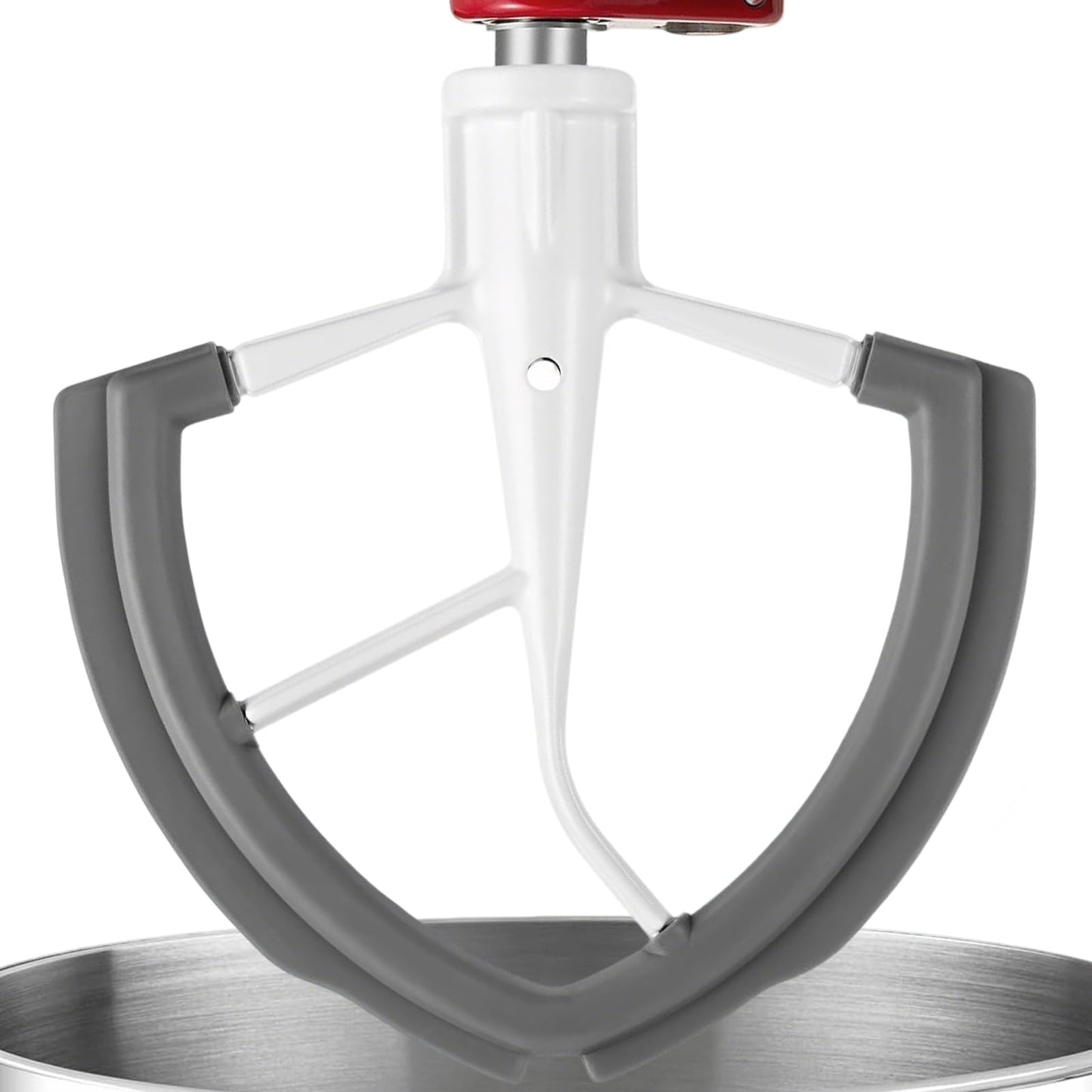 Apenkes 6QT Flex Edge Beater for Kitchenaid Mixer, Pastry Beater with Silicone Edges, Paddle Attachment with Scraper for KitchenAid Bowl-Lift Stand Mixers, Dishwasher Safe Mixer Accessory