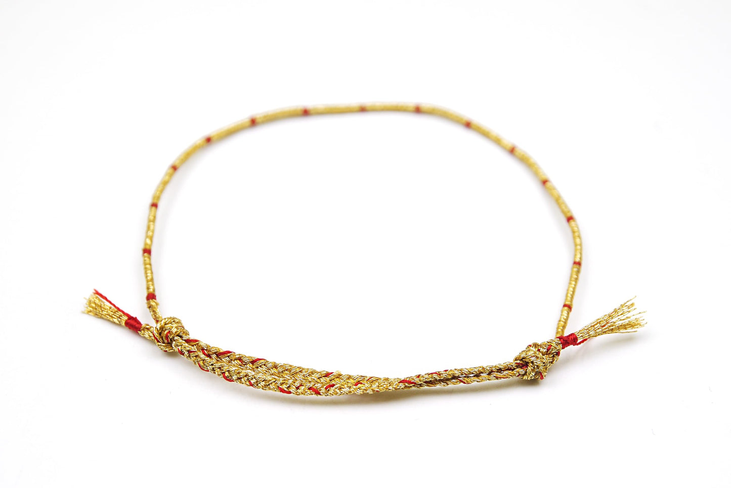 CCNMADE Wish Thread Bracelet Gift for Mom Girlfriend Boyfriend BF Couple Gold Dragon 11.8" (Gold&Red)