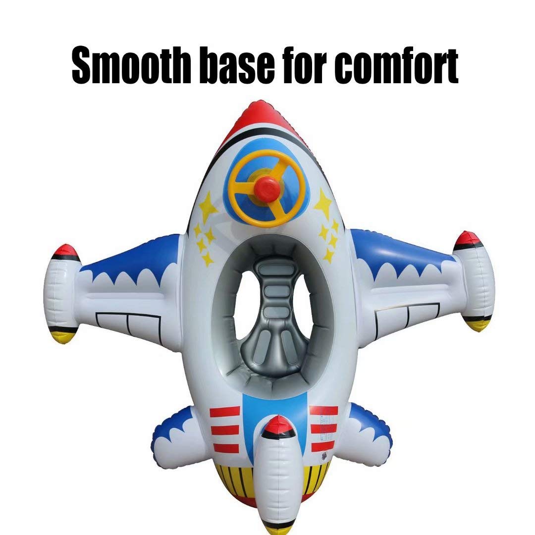 Infant Floats for Pool, Inflatable Airplane Float for Toddler