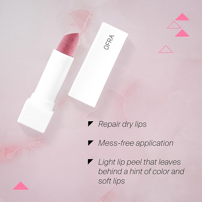 OFRA Lip Exfoliator | Lip Exfoliating Scrub for Smooth, Soft Lips | Moisturizing Lip Scrub to Buff Away Dryness & Flakiness | Lip Treatment for Cracked Lips | 4.5 g