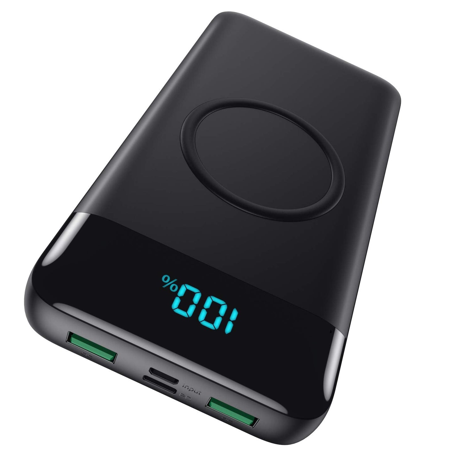 Wireless Portable Charger 30,800mAh,15W Wireless Charging USB C Power Bank,25W PD QC 4.0 Fast Charging 4 Outputs Travel Essentials Battery Pack Compatible with iPhone 17/16/15/14/13/12,Galaxy,Android