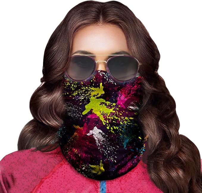 Obacle Neck Gaiter Face Mask Bandana for Dust Wind Sun Protection for Men Women