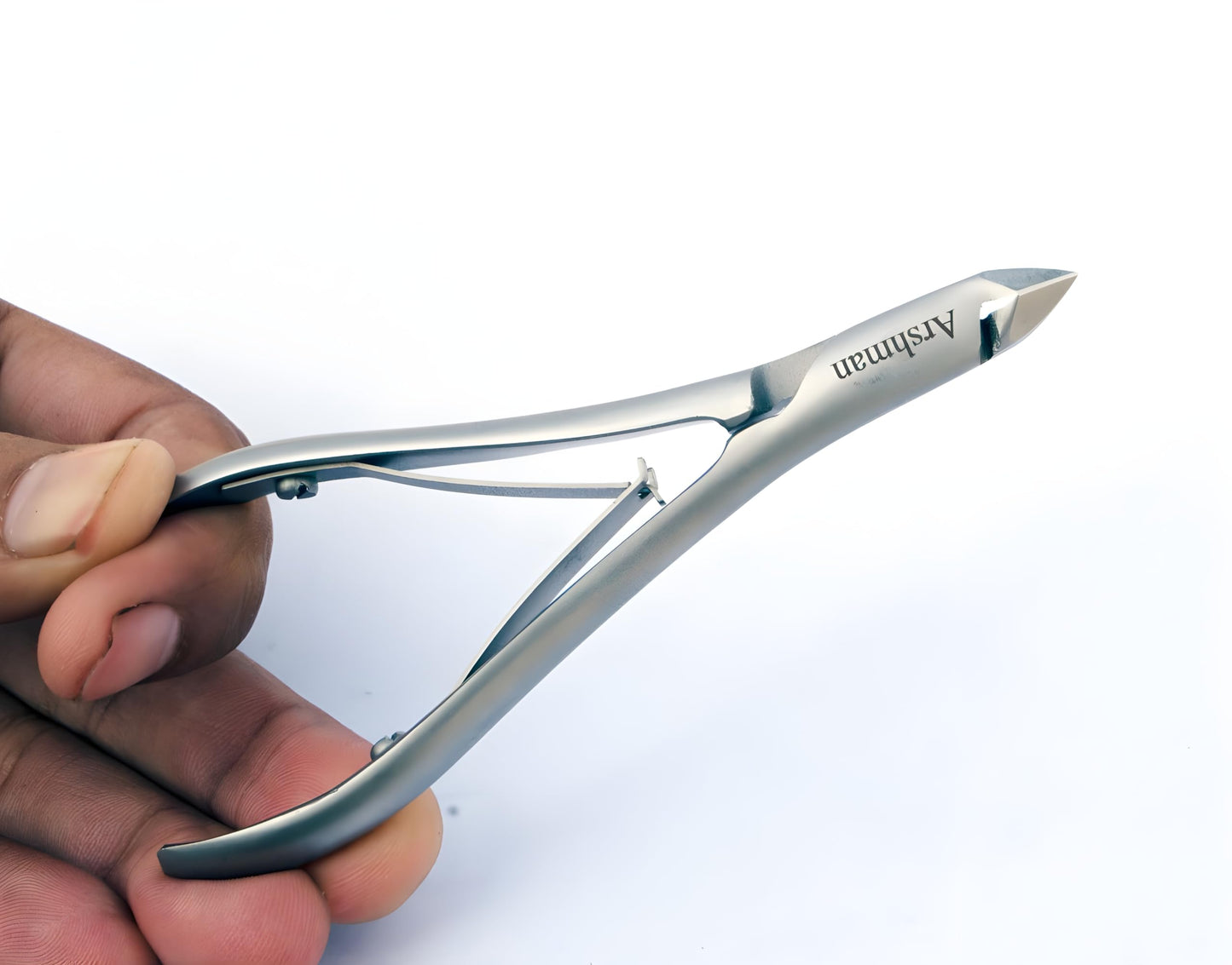 Cuticle Nippers Cuticle Clippers Trimmer Jaw Extremely Sharp Blades Stainless Steel Pusher Cutter Remover Pedicure Manicure Nail Nipper Tools with Double Spring