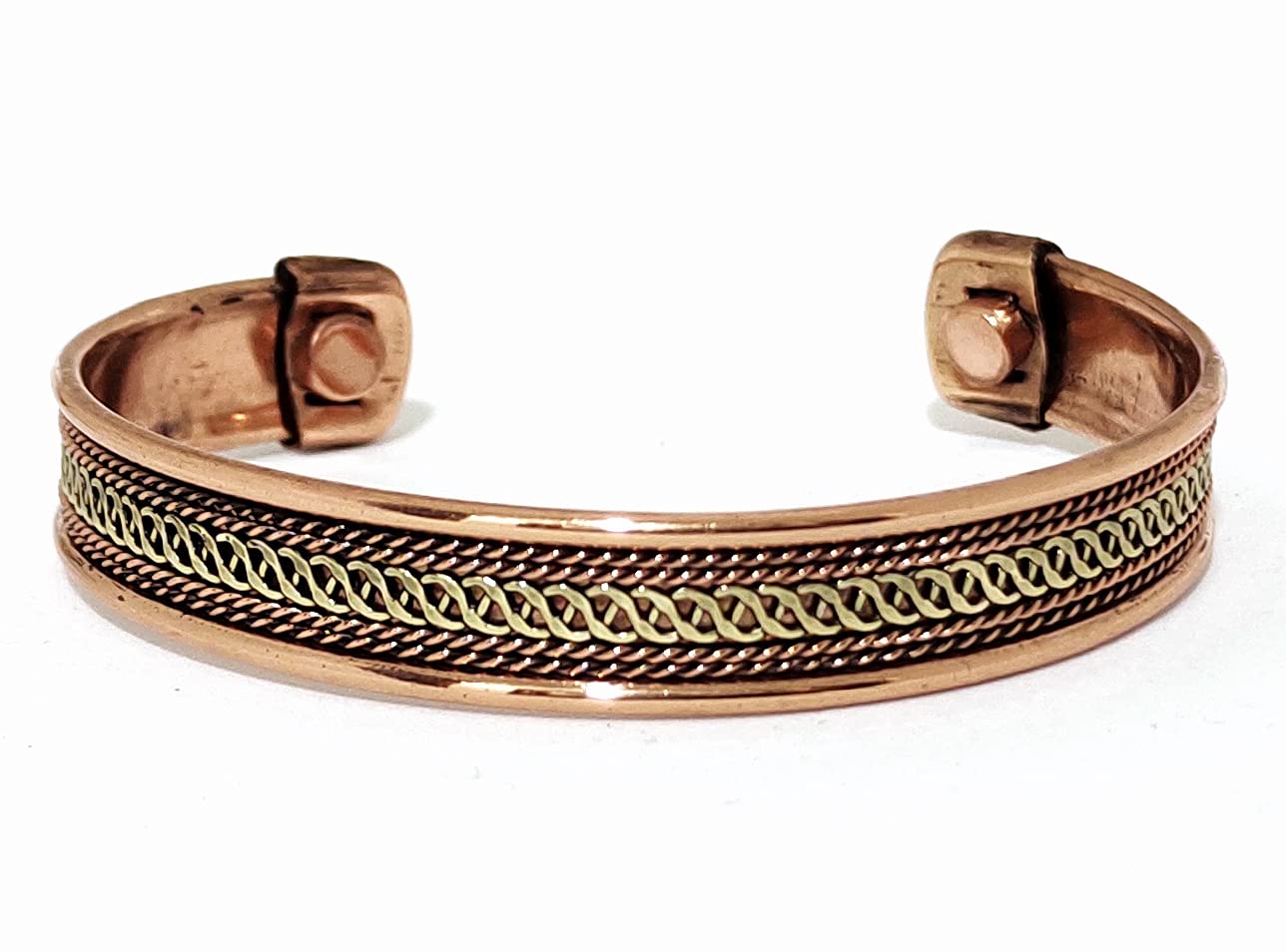 Sawcart Set Of 4 Copper Bracelet Pure Copper Therapy Effective & Natural Relief Cuff for Men's & Women's