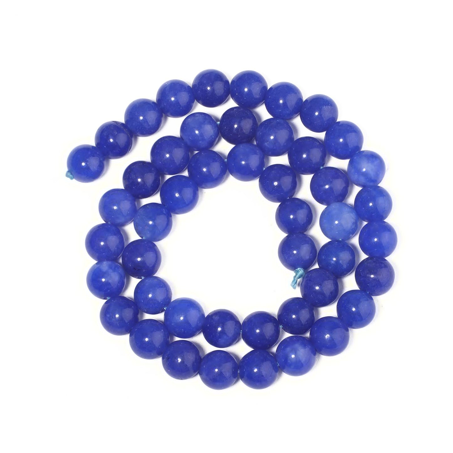 About 45pcs 8mm Natural Stone Beads Kyanite Beads Crystal Gemstone for Jewelry Making, DIY Bracelet Necklace