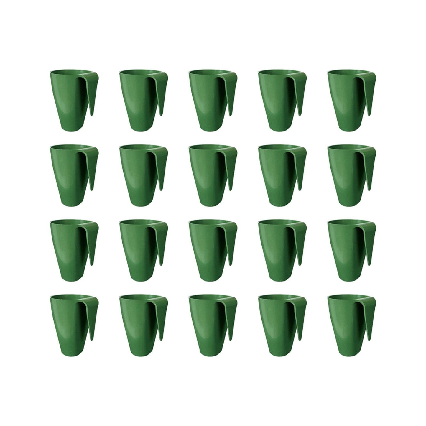 Fonowx 20 Pieces Plant Propagation Cup Fast Transplanting Stem Branching Cup Strawberry Roots Nursery Pot Breathable PP Structure, Size S