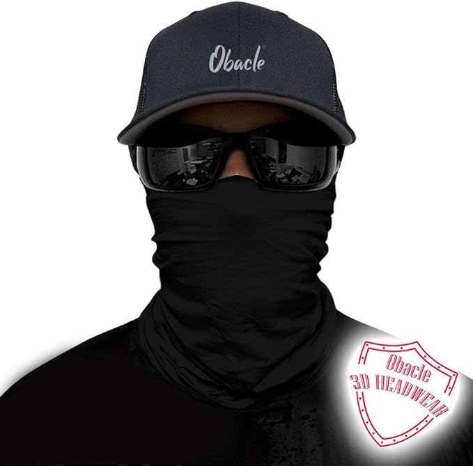 Obacle Neck Gaiter Face Mask Bandana for Dust Wind Sun Protection for Men Women