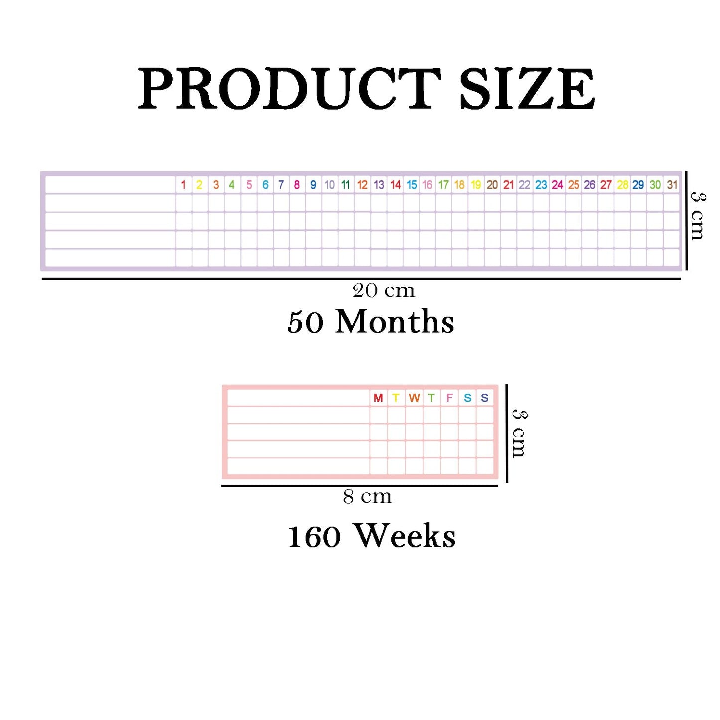 Writable Weekly & Monthly Habit Tracker Stickers,Goals Habits Track Labels for Planners,Scrapbooks,Journa