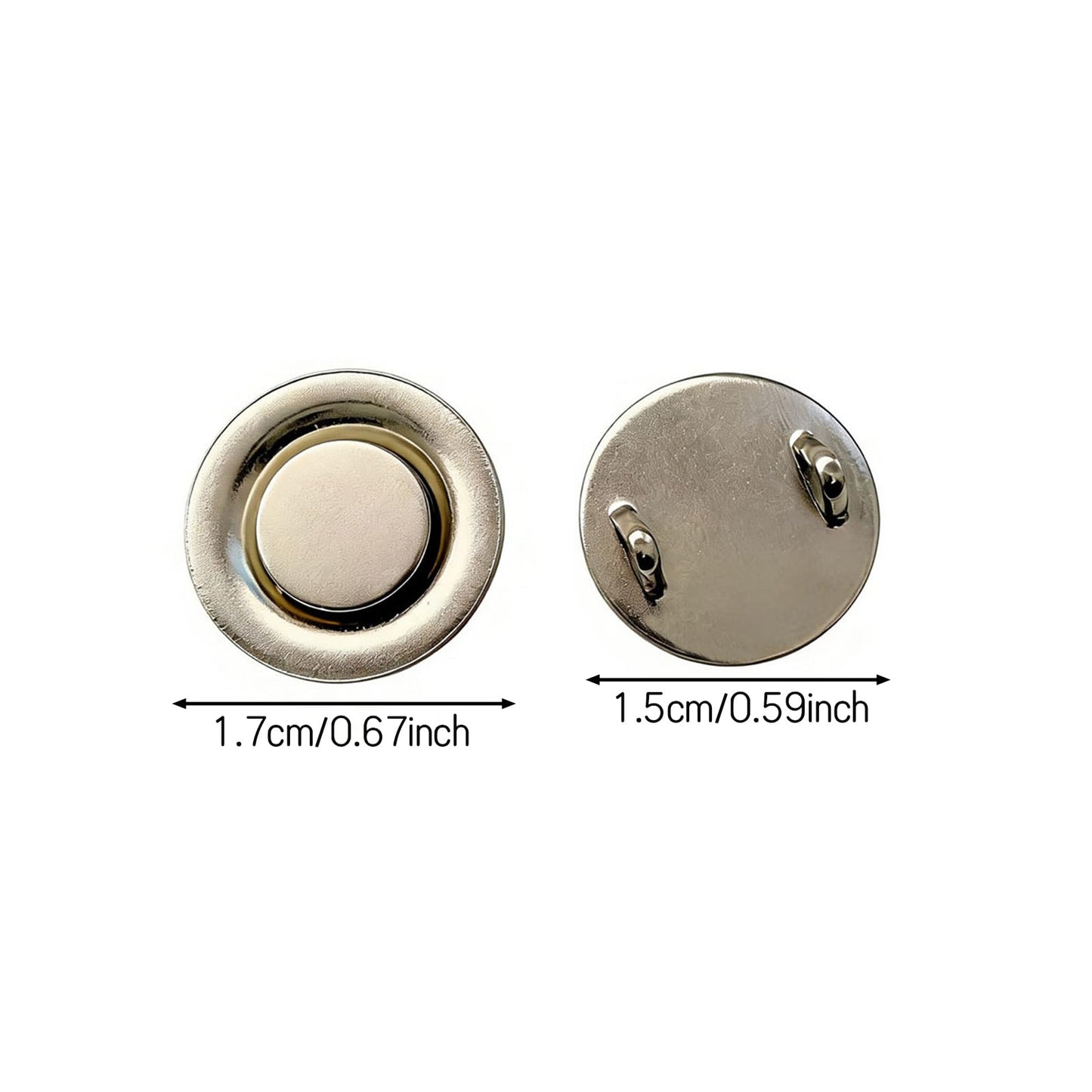 Mini Magnetic Pin Brooch Converters - Harm-Free for Thin Fabric, Suitable for Scarf, Shirts, Hijab, and Collar(6 Pack)