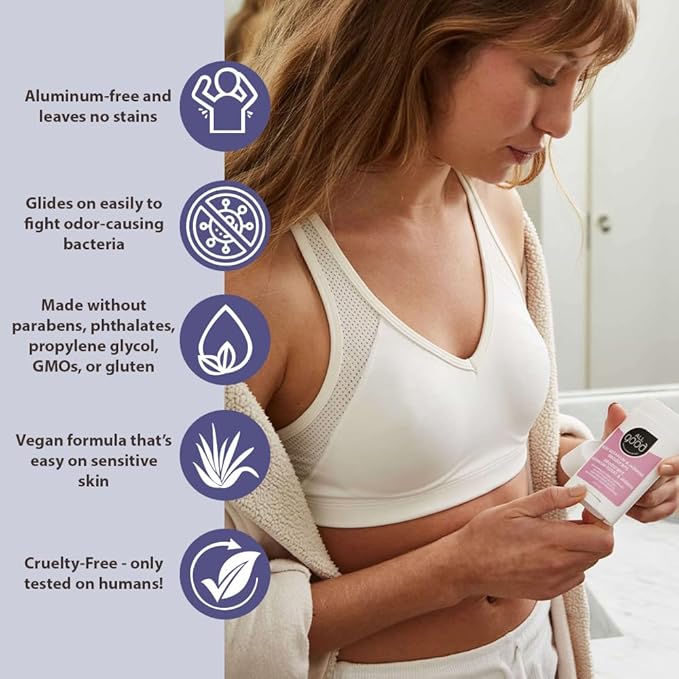 All Good Aluminum Free Deodorant Stick - Natural Deodorant w/Shea Butter & Aloe Vera, Bio-Active Formula, Vegan, Underarm Odor Protection for Men & Women (Tea Tree & Basil)(2-Pack)