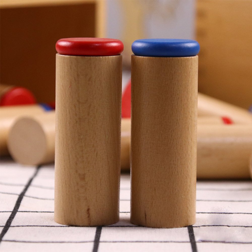 LEADER JOY Montessori Sensorial Auditory Material - Sound Cylinders Sound Boxes Kids Educational Toys for Todder