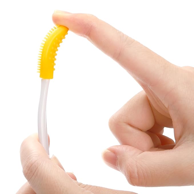 100 Pack Lip Scrub Brushes, Double Sided Silicone Exfoliating Lip Brush, Soft Lip Facial Cleaning Scrubber Tool Blackhead Remover for Smoother and Fuller Lip Appearance