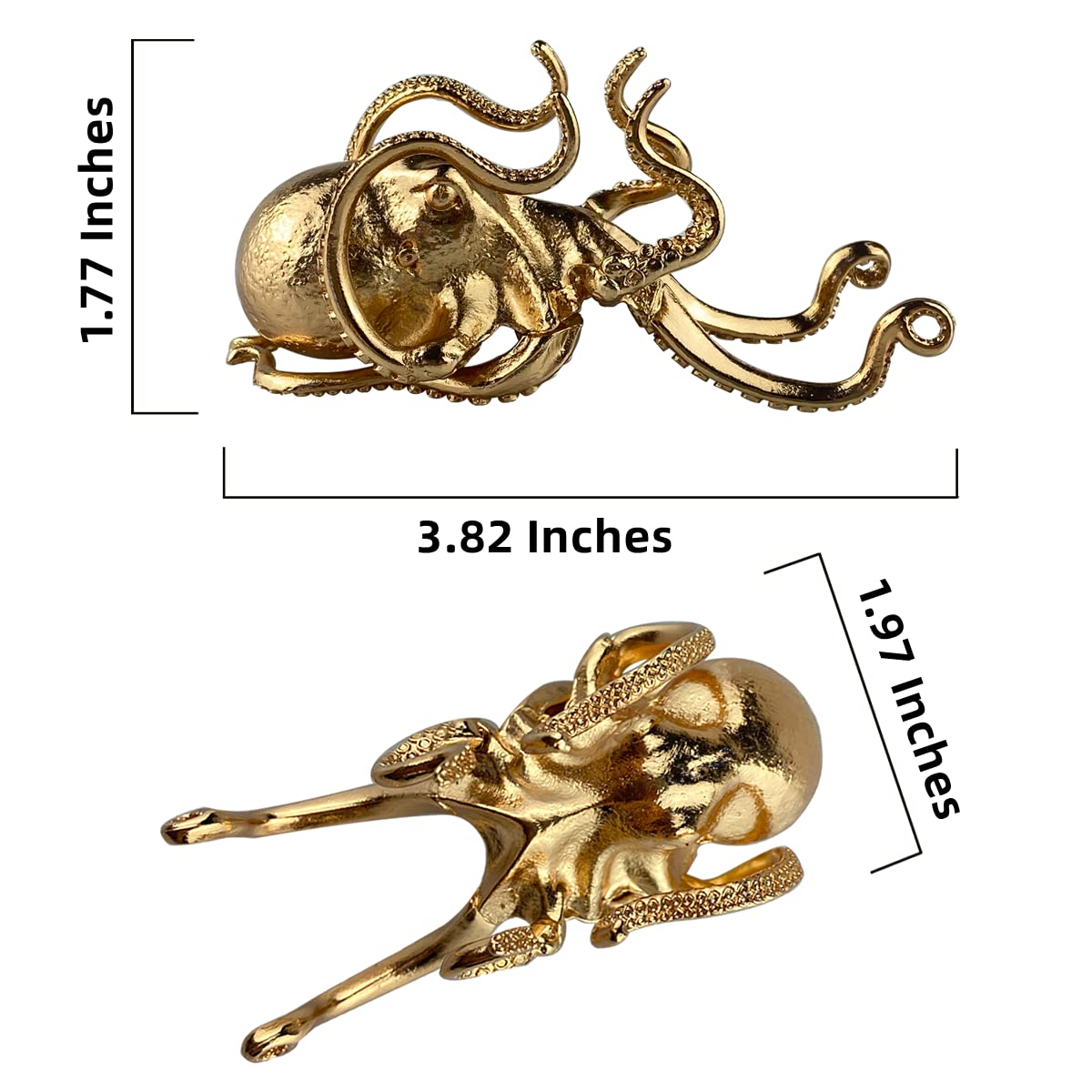 Octopus Aluminum Alloy Phone Stand - Multifunctional Holder for Office & Home Decor