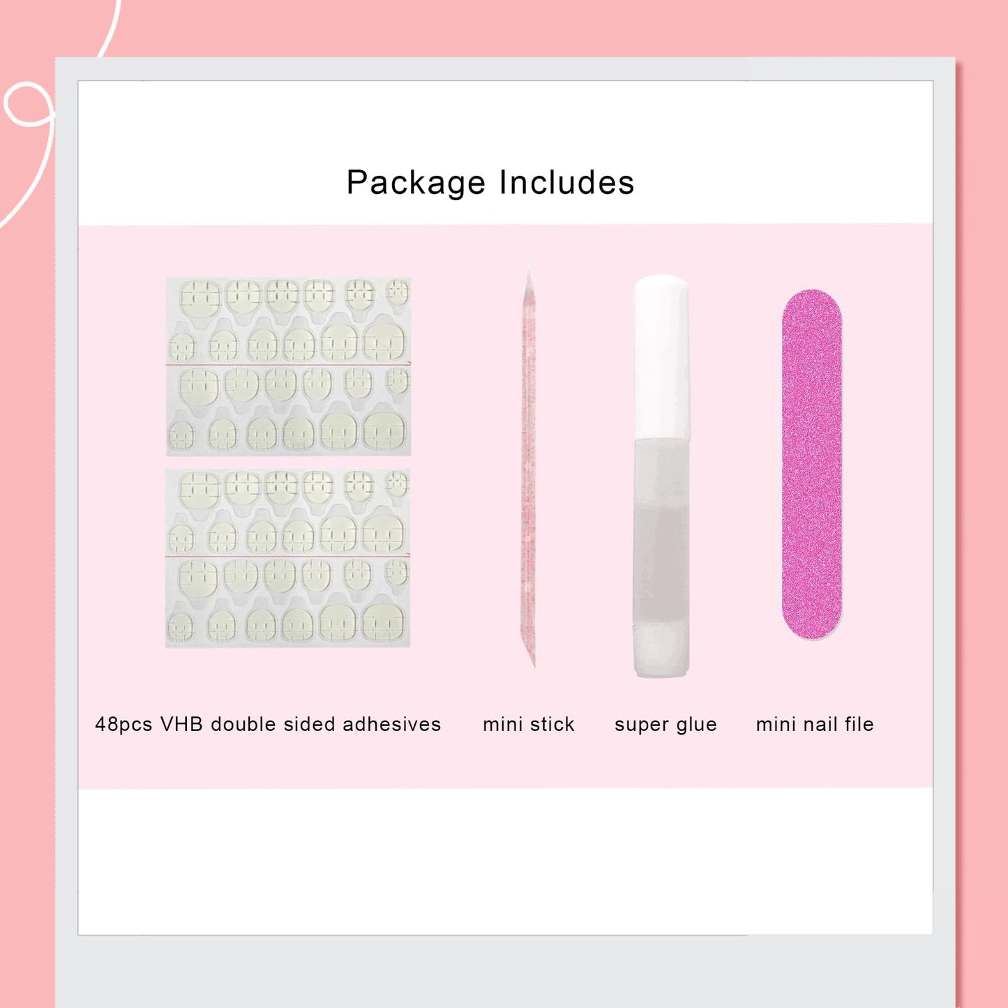 150 Pcs Press on Nails Long - White Gradient Glue on Nails Medium Acrylic Nails Nail Tips Square Stick on Nails Square Nail Tips Coffin Press on Nails for Gift
