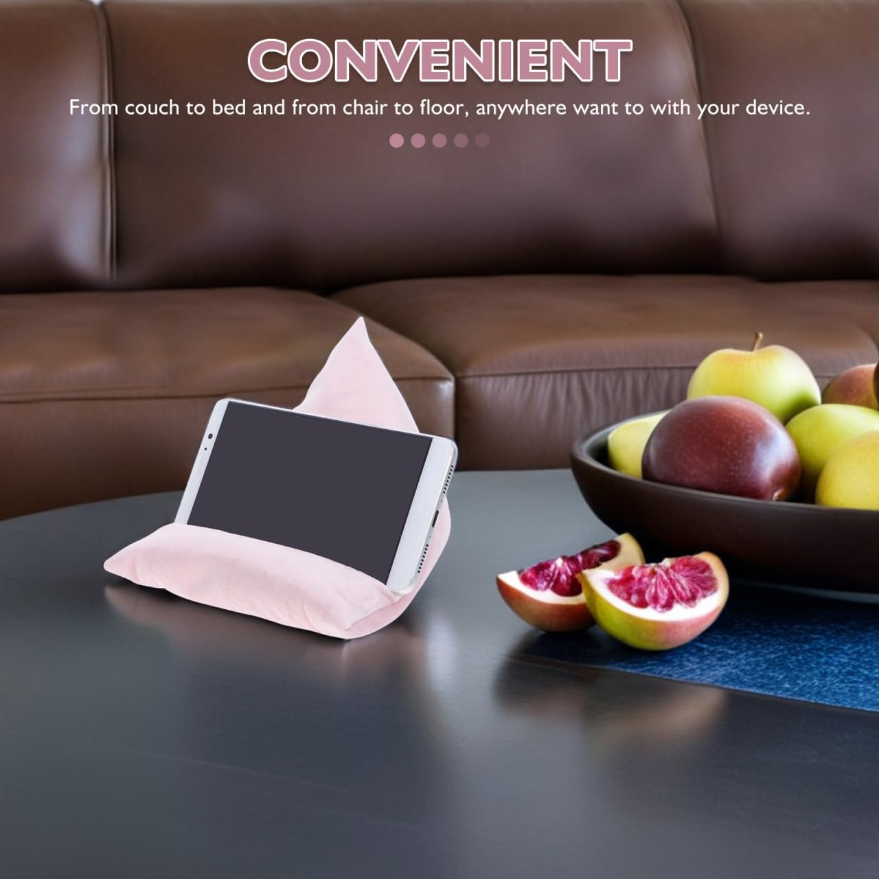 FELTECHELECTR Multi-Angle Tablet Pillow Stand Cushion for Reading Watching Videos and Browsing for Bed Couch Floor Use