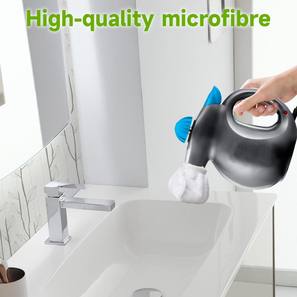4Pack Microfiber Cloths for Handheld Steam Cleaner Compatible with Bissell Steam Shot